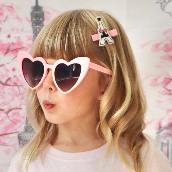 J'adore Paris Clip Set - Kids Hair Clip Set