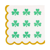 PLNP1911 - FOIL Nine of Clubs Cocktail Napkin (18ct)