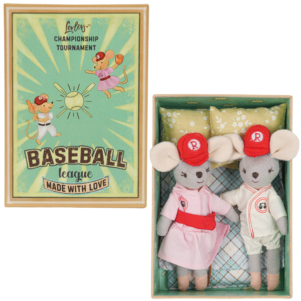 Baseball Mice Plush Toy Set