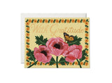 With Gratitude Poppies thank you greeting card: Singles