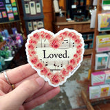 Loved Sticker