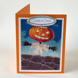 Cards Halloween: Witch Rides