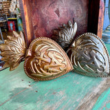 Jesus Through Mary Sacred Heart Box: Gold