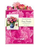 Mini Peony Paradise (10 Pop-up Greeting Cards)
