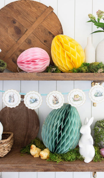 VES1008 - Vintage Easter honeycomb eggs