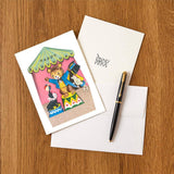 Greeting Card HB-275 Happy Birthday, Seal and Bear at Circus