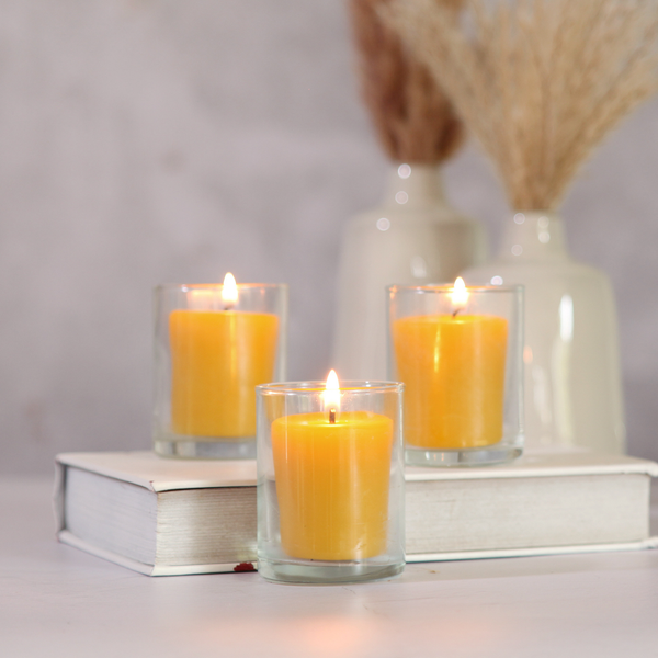 Pure Beeswax Votives (Case of 18 w/ Display Box)