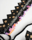 Halloween Sparkle Witch Mystical Dress Up Costume Crown : Orange & Purple