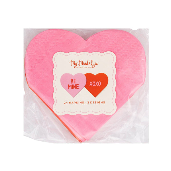 PLNP1847 - Be Mine XO Cocktail Napkin Set (24ct)