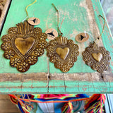 Floral Tin Sacred Hearts: Small
