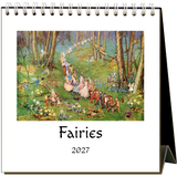 Fairies 2027 Desk Calendar