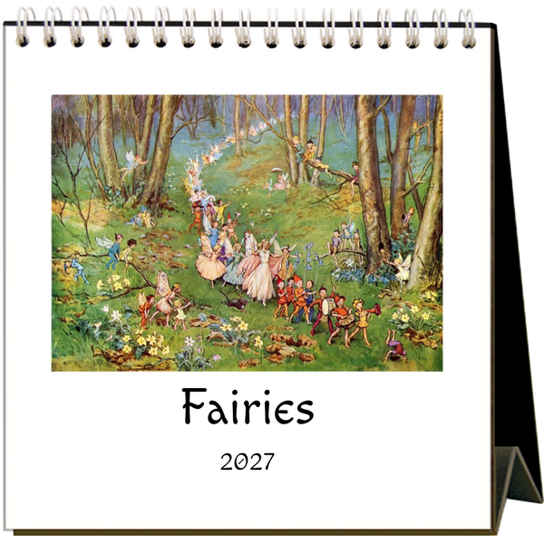 Fairies 2027 Desk Calendar