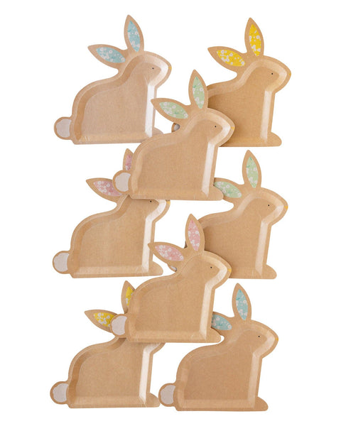 EAS945 - Occasions By Shakira - Kraft Bunny Shaped Plate Set