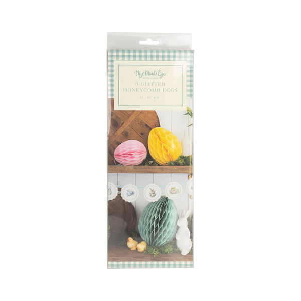 VES1008 - Vintage Easter honeycomb eggs