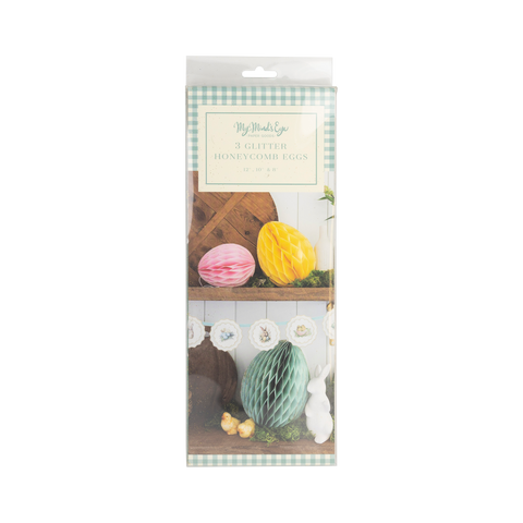 VES1008 - Vintage Easter honeycomb eggs