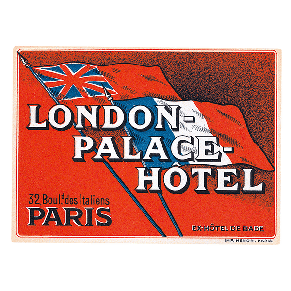 Bonjour Paris - Travel Label Sticker Box