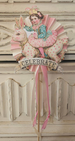 Wand Bunny Ride Celebrate Glitter