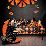 Vintage Halloween Witch & Moon Stand-Up 4' 2" x 3' 7¾"
