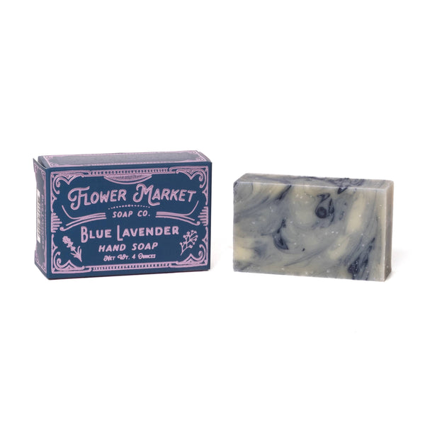 Blue Lavender Hand Soap | Organic Bar Soap, 4 oz