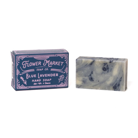 Blue Lavender Hand Soap | Organic Bar Soap, 4 oz