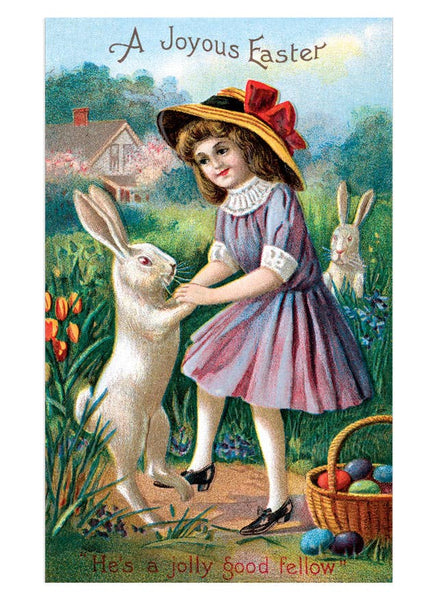 Joyful Easter Postcard Box - 36 Unique Vintage Postcards