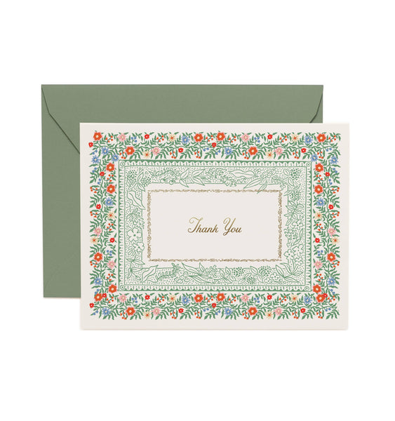 Rosette Thank You Card