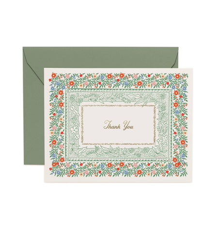 Rosette Thank You Card