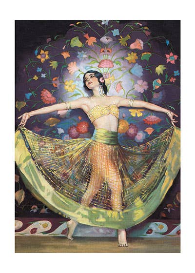 Dancing Woman - Birthday Card