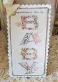 Vintage Congratulations Baby Gift Tag Keepsake