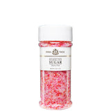 Cherry Pink Sparkling Sugar: Small Jar (3.5 oz) – Case of 6