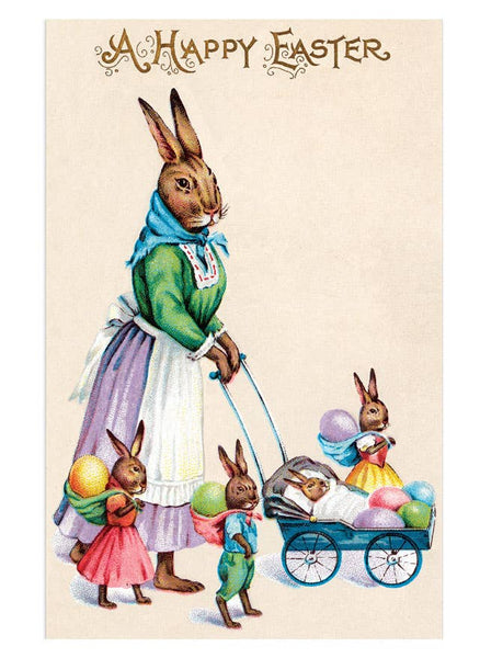 Joyful Easter Postcard Box - 36 Unique Vintage Postcards