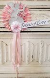 Valentine Wand Glitter Cupid: Darker Pink Token Of Love