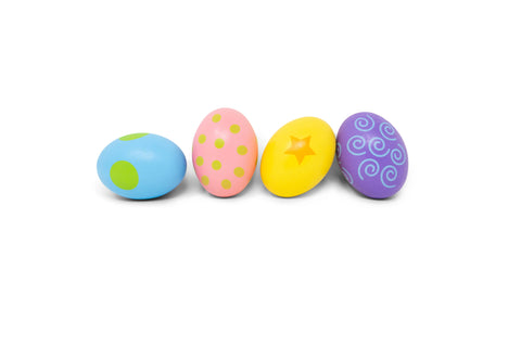 Wooden Egg Rhythm Shakers - set of 24