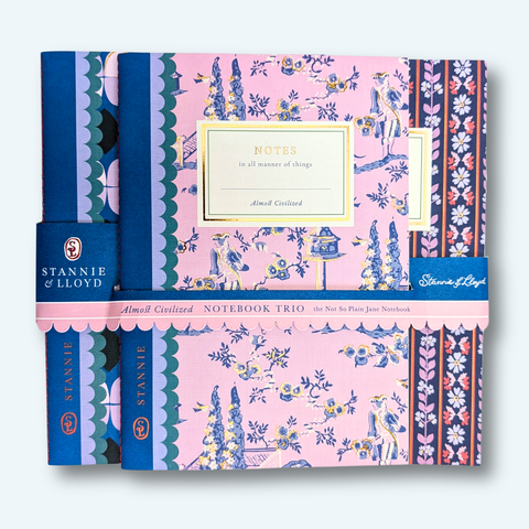 Notebook Trio - Modern Toile
