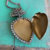 Jeweled Sacred Heart Box: Large