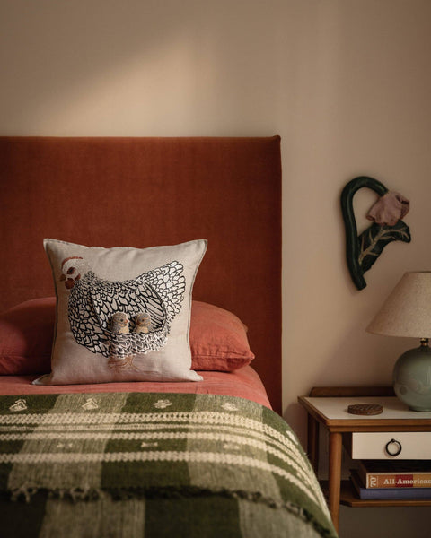 Mother Hen Pocket Pillow: Cover Only