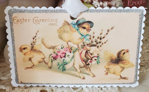Easter Gift Tag Chics n Egg
