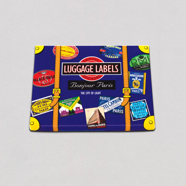 Bonjour Paris - Travel Label Sticker Box
