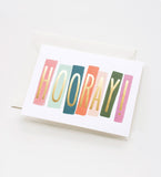 Hooray! card