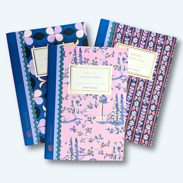 Notebook Trio - Modern Toile