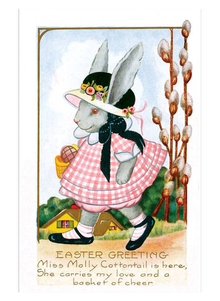 Joyful Easter Postcard Box - 36 Unique Vintage Postcards