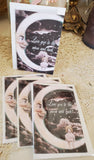Mini Vintage Love You To The Moon And Back Greeting Card