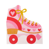 PLNP766 - Foil Roller Skate Shaped Guest Napkin