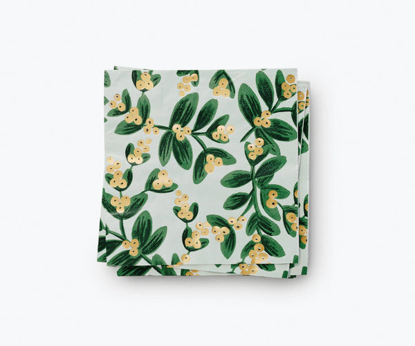 Mistletoe Cocktail Napkins