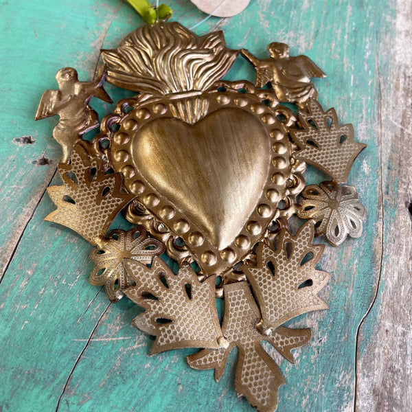 Cutout Sacred Heart Ornaments: A