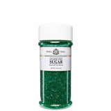 Emerald City Green Sparkling Sugar: Small Jar (3.5 oz) – Case of 6