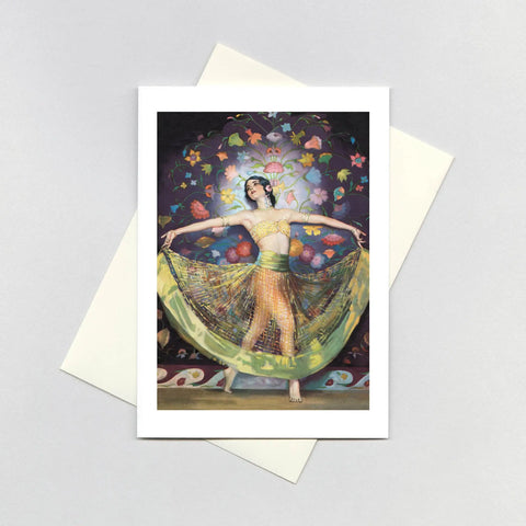 Dancing Woman - Birthday Card