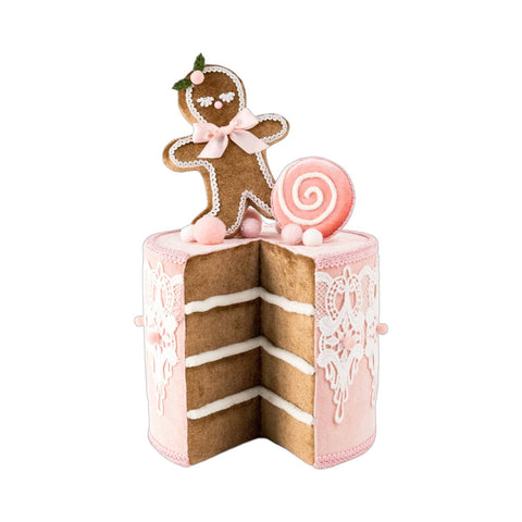 12in Pink Gingerbread Cake