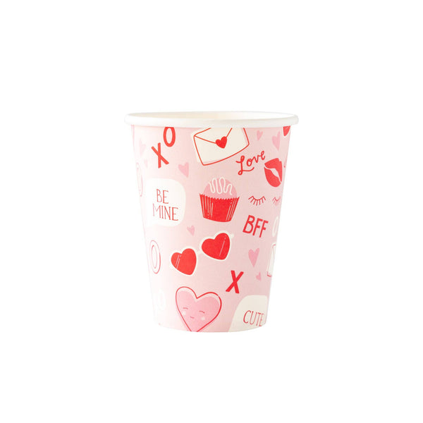 VAL1011 -  Valentine Scatter Paper Party Cups
