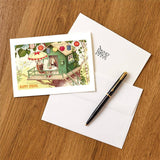 Greeting Card EA-191 Happy Spring, Beetles at Breakfast